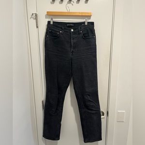 Denim Forum Arlo straight-leg jeans - size 28, tall